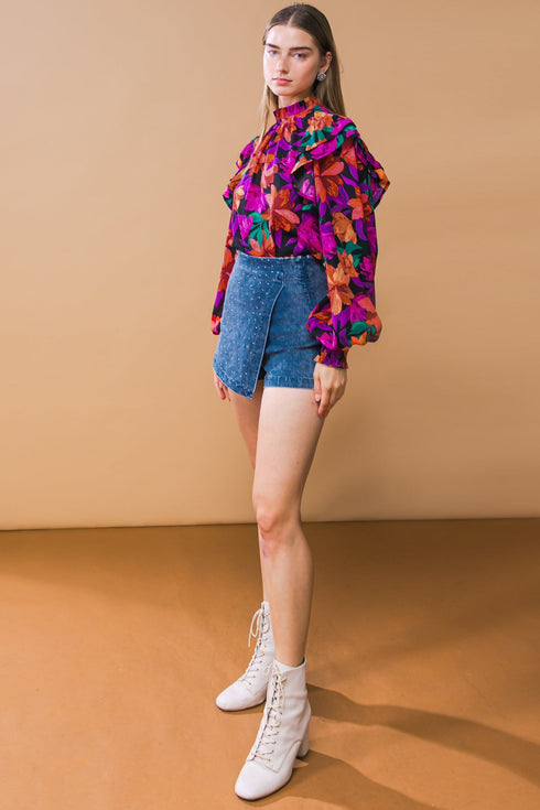moody-sweetie-woven-top Flying Tomato-Sophia's Style-5